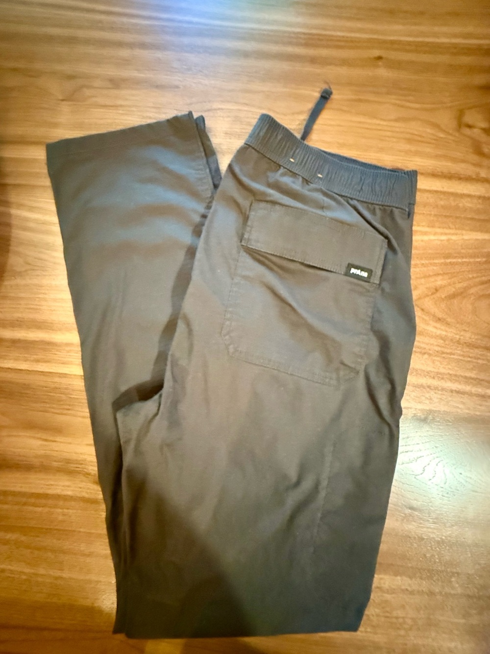 Prana Men's Brown Elastic Waist Chinos